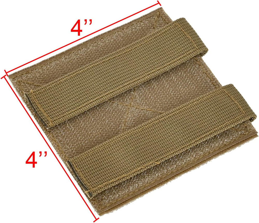 Molle Patch Panel,Hook&Loop Adapter Panel for Patch Badges,Tactical Molle Hook