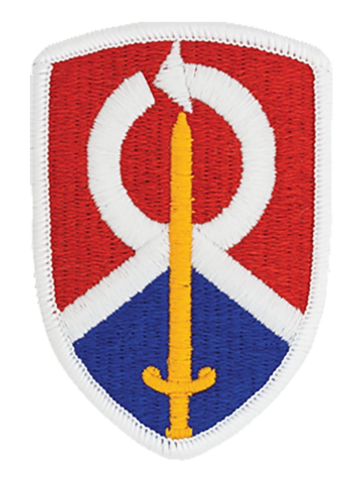 451st Expeditionary Sustainment Command Color Patch with Hook Fastener