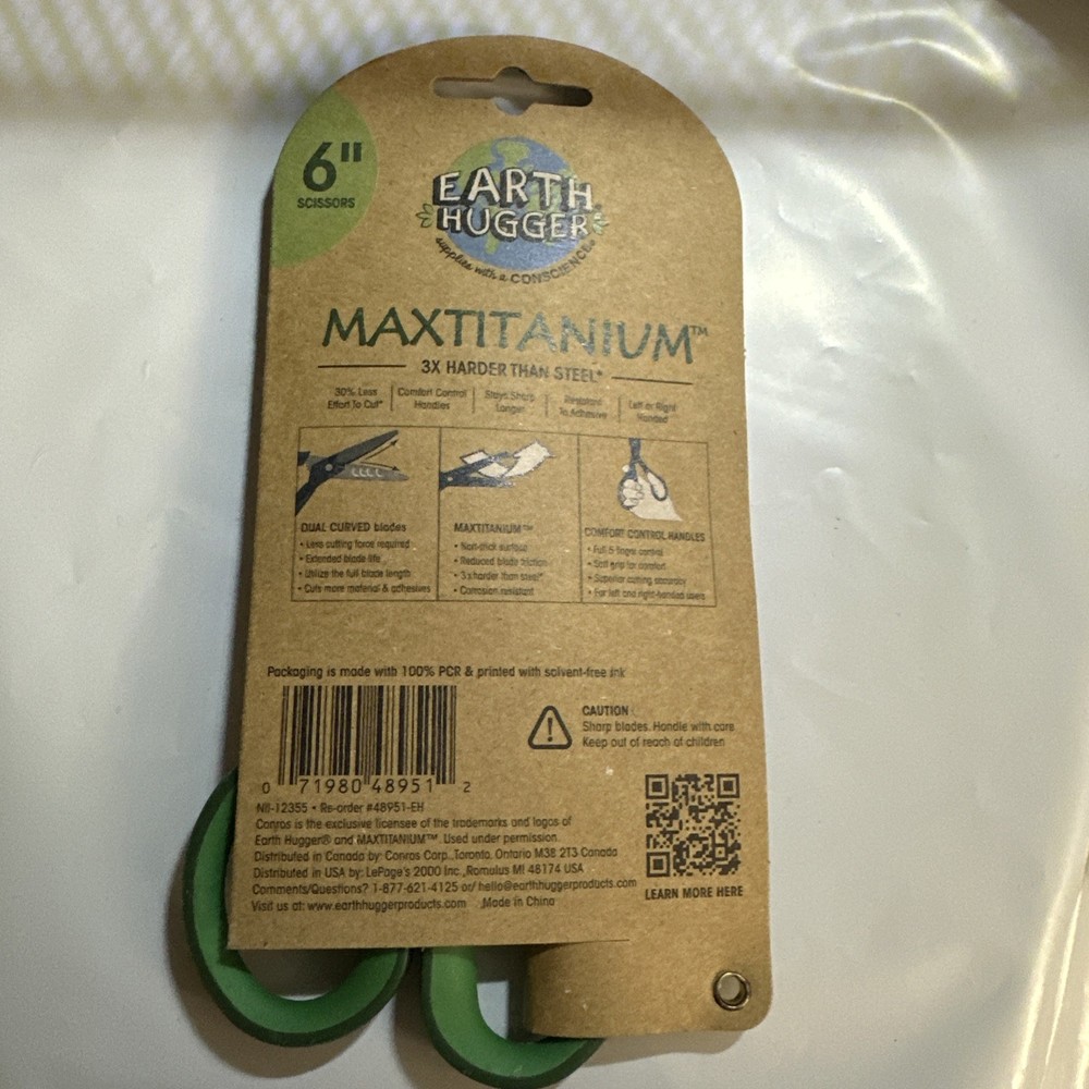 earth hugger products MaxTitanium 6" Exact Cut Scissors