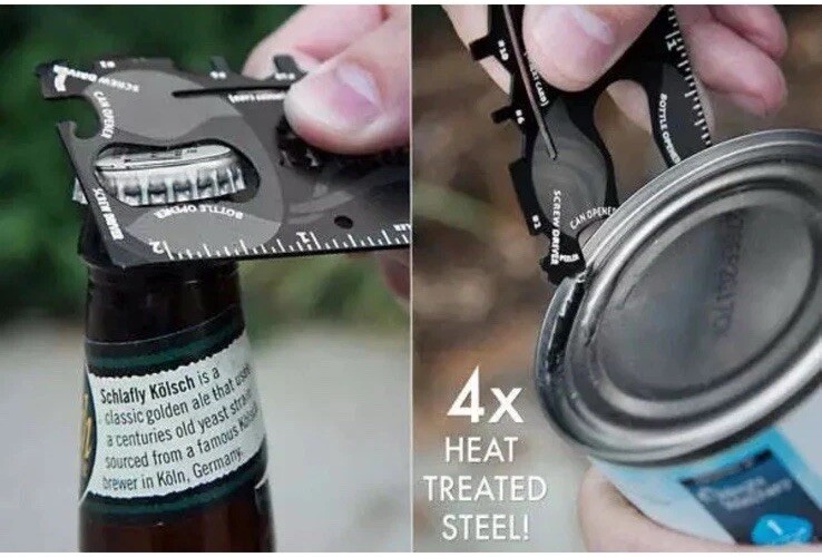 Original Pocket Wallet Ninja Multi-Tool 18 In 1 Credit Card -Multi Purpose tool