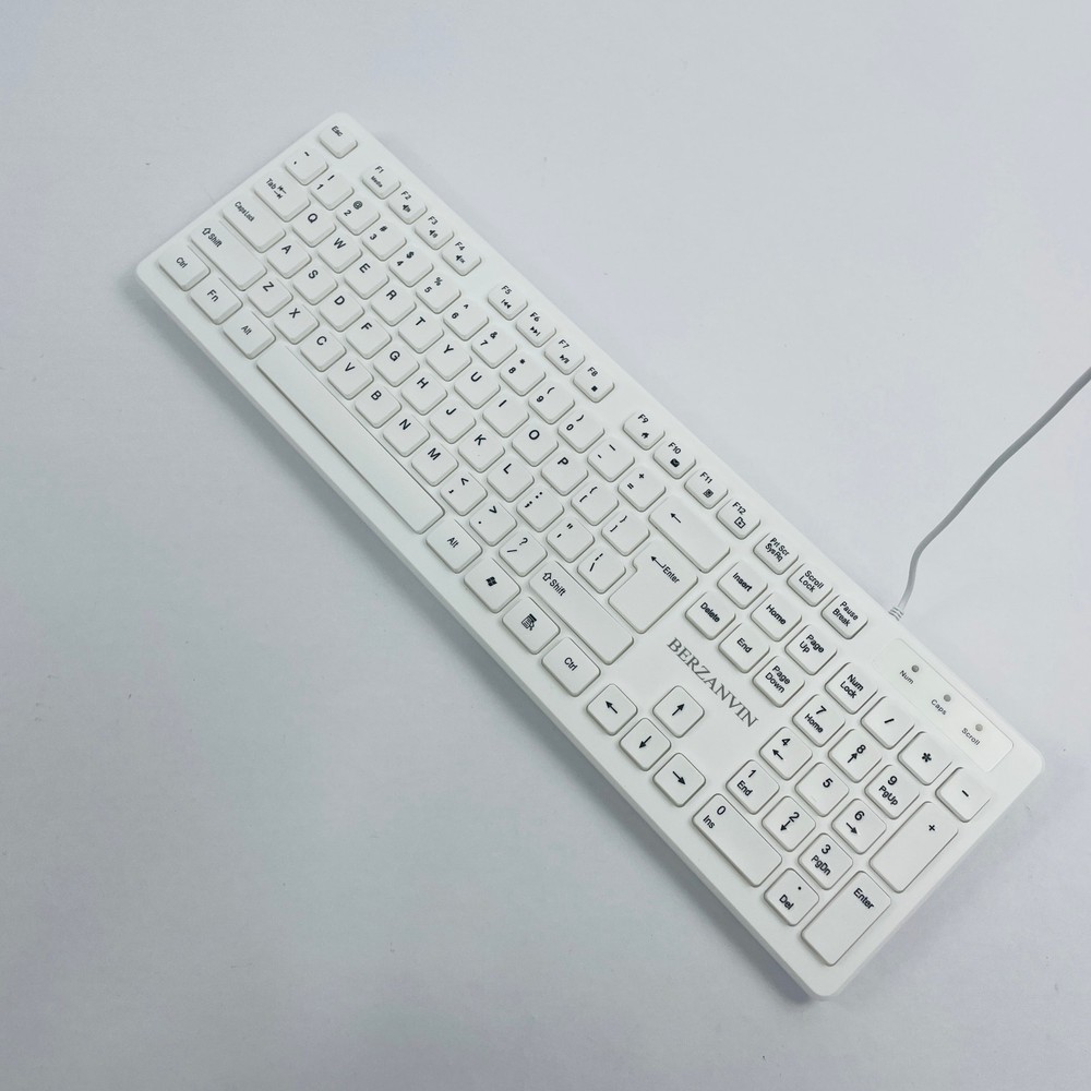BERZANVIN Wired Keyboard, Computer Peripherals, Full-Size, Compatible with PC
