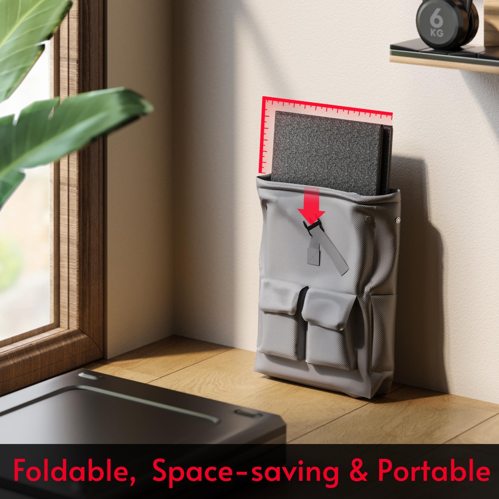 Crostice Walking Pad Mat 26x60" 1/4" Thick Under Desk Treadmill Floor Mat