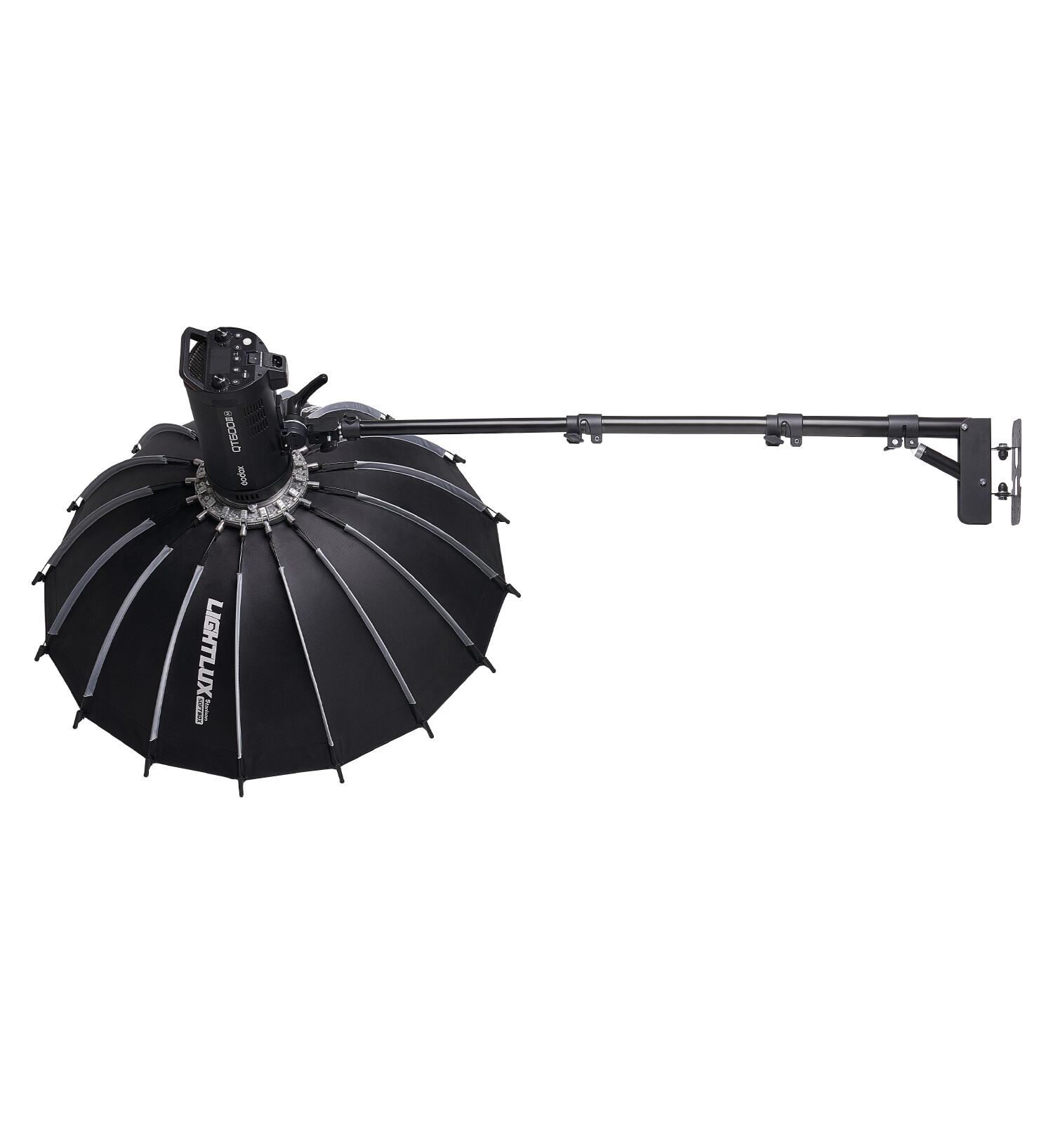 Wall Mount Triangle Boom Arm Light Stand 39.37 in/100 cm Ring Light Support