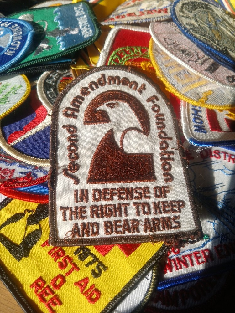 Vintage Second Amendment Foundation Right to Keep Bear Arms Patch Firearms