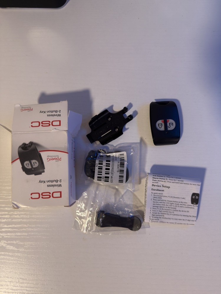 DSC PowerG PG9949 Wireless 2-Button Key with Panic Button