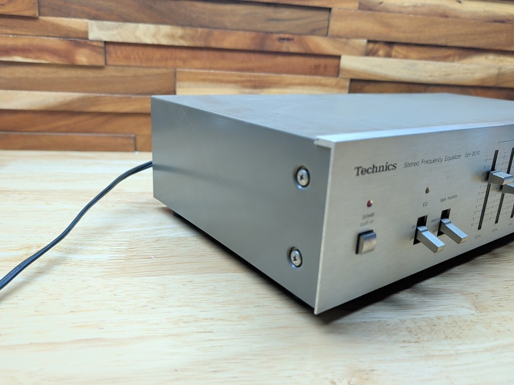 Technics SH-8010 Stereo Frequency Equalizer EQ HiFi Stereo - Cleaned & Tested