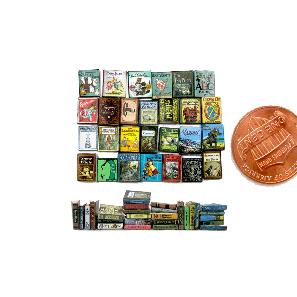 1:48 Scale CHILDRENS PROP BOOKS 27 Pc KIT and Instruction Tutorial