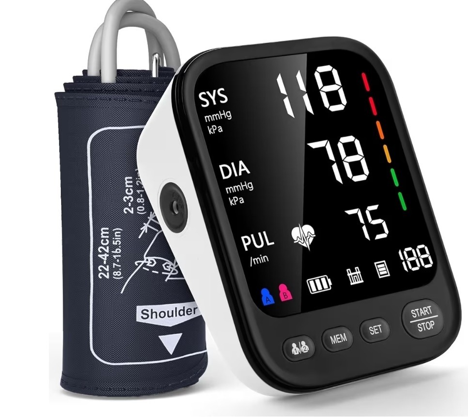 Invaxe Blood Pressure Machine, Automatic Upper Arm Blood Pressure Monitor,