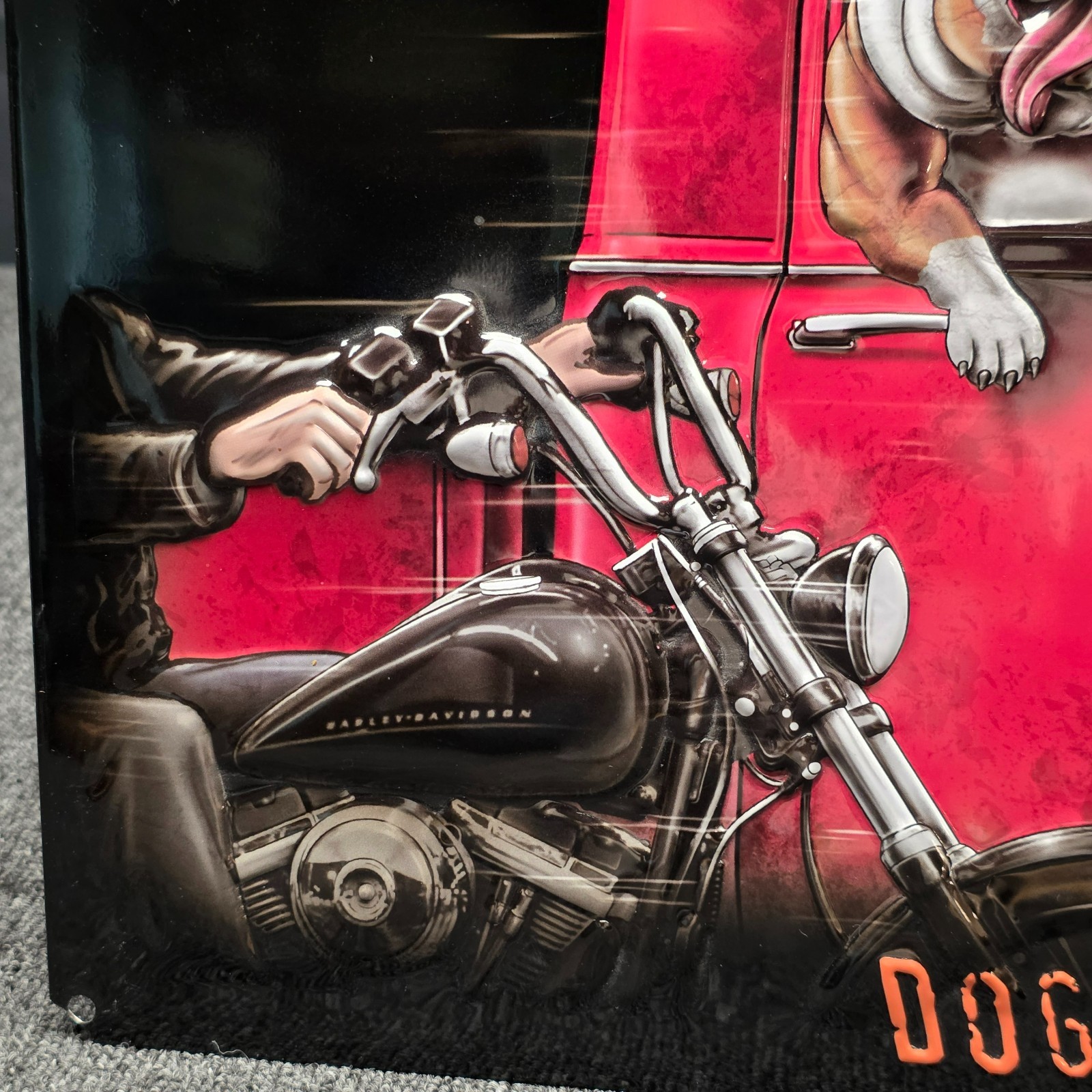 Harley-Davidson Dogs Understand Tin Sign Collectible Metal Wall Art 17x11.5