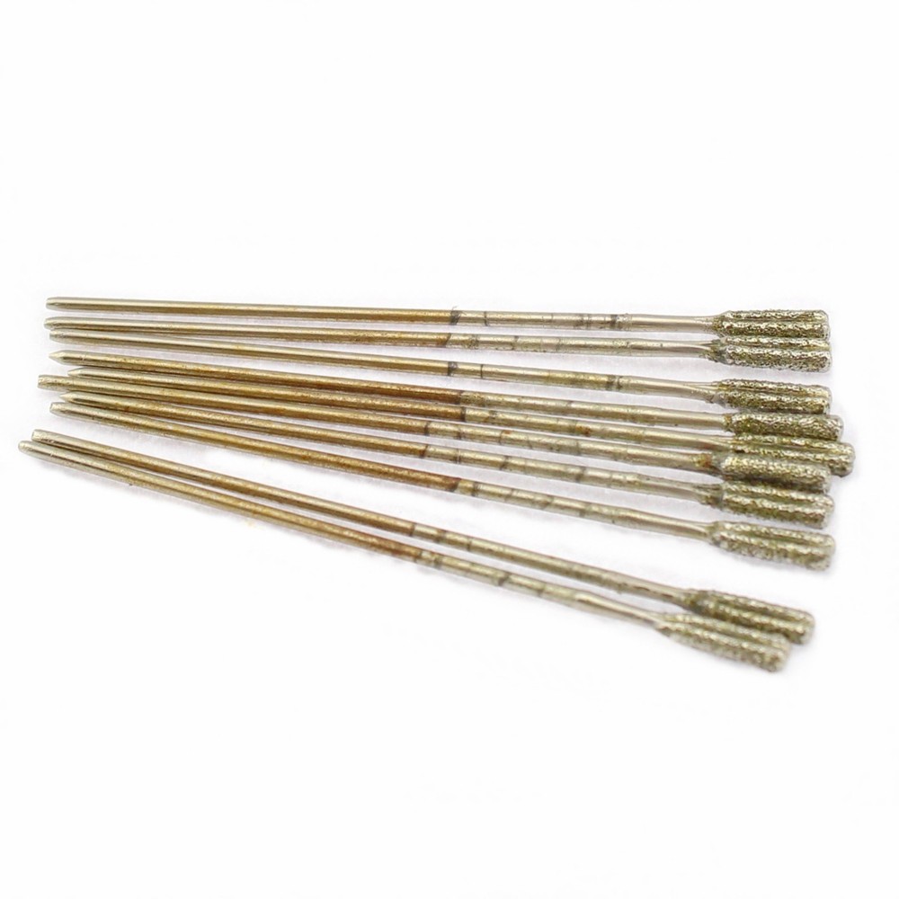 20Pcs 1.6mm Lapidary Diamond Drill Bits Solid Hole Saws Jewelry Tools for Stone