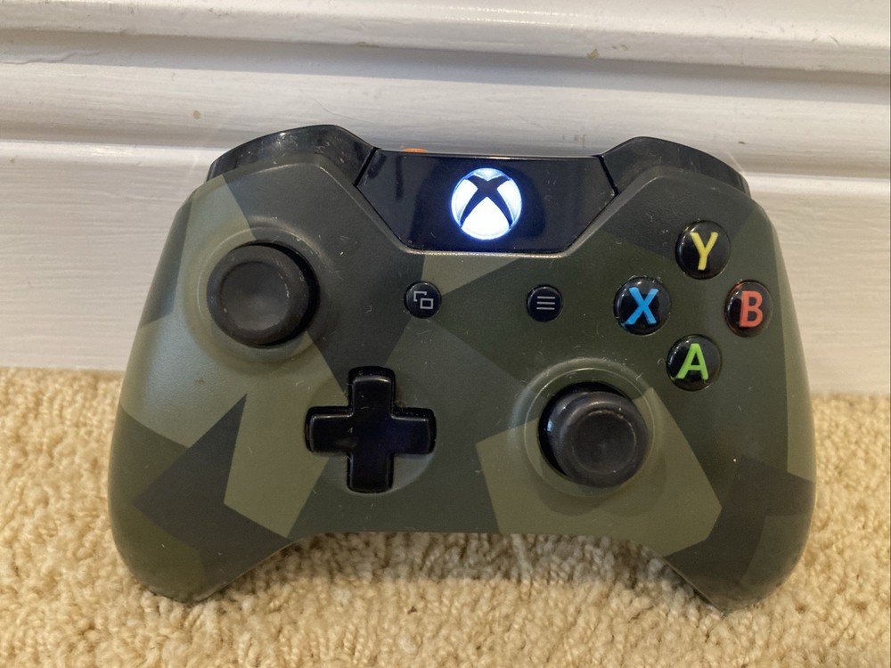 Microsoft Xbox One Controller Model 1697 - Armed Forces Camo Camouflage *TESTED*