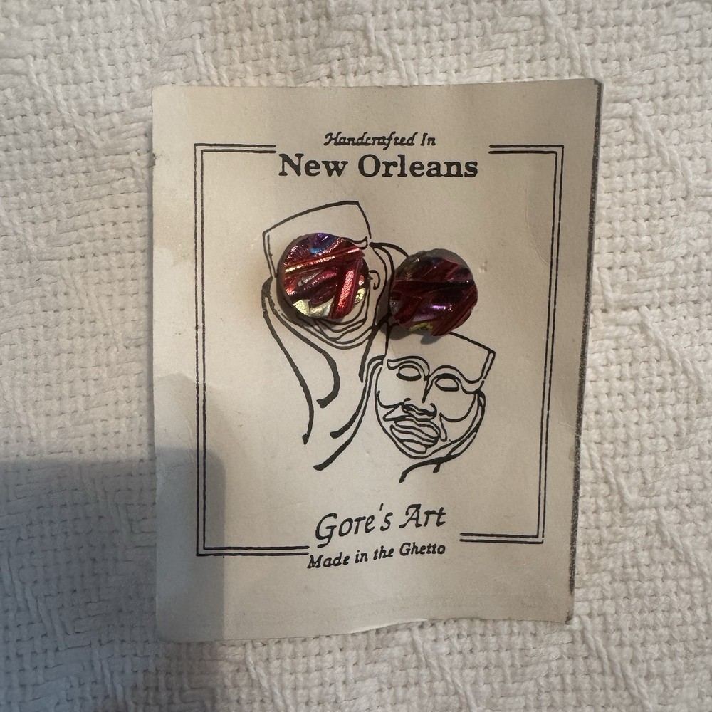 Handmade Multicolor Stud Earrings