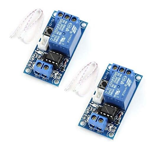 2pcs 24V Single Bistable Self-Locking Relay Module Push to Start and Stop …