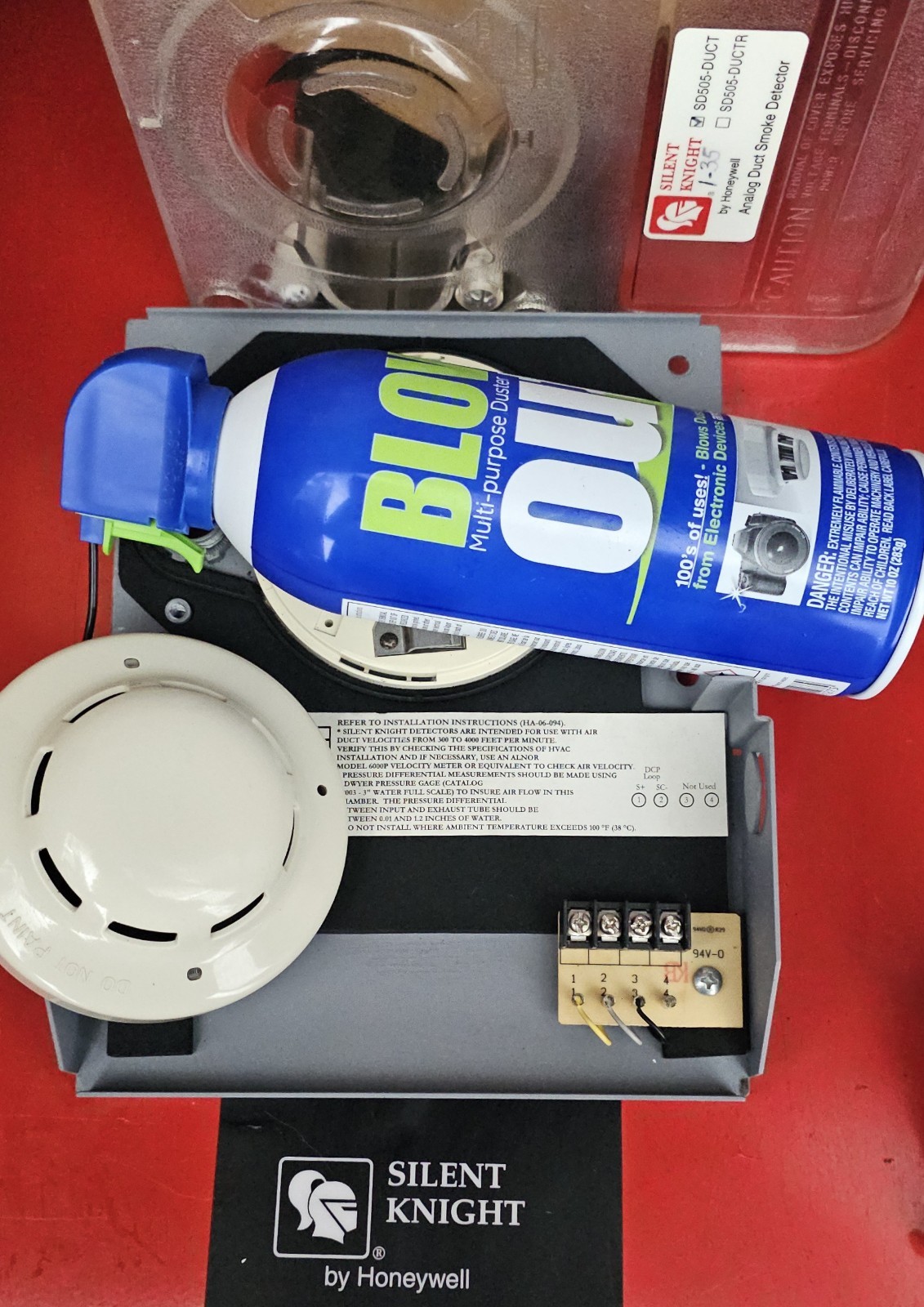 SILENT KNIGHT SD505-DUCT INTELLIGENT DUCT SMOKE DETECTOR