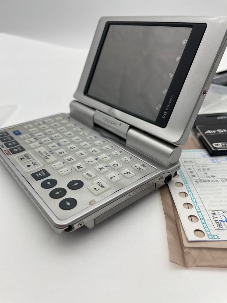 SHARP SL-C860 Zaurus Silver Electronic Dictionary used