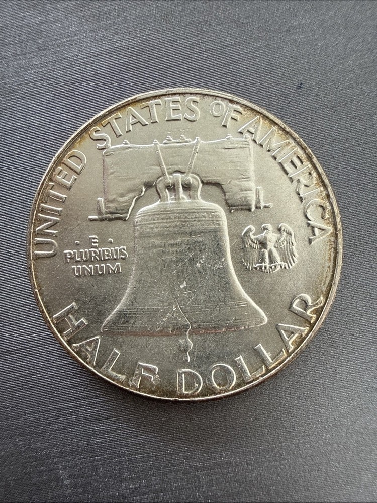 1963 P Franklin Half Dollar - Circulated - 90% Silver