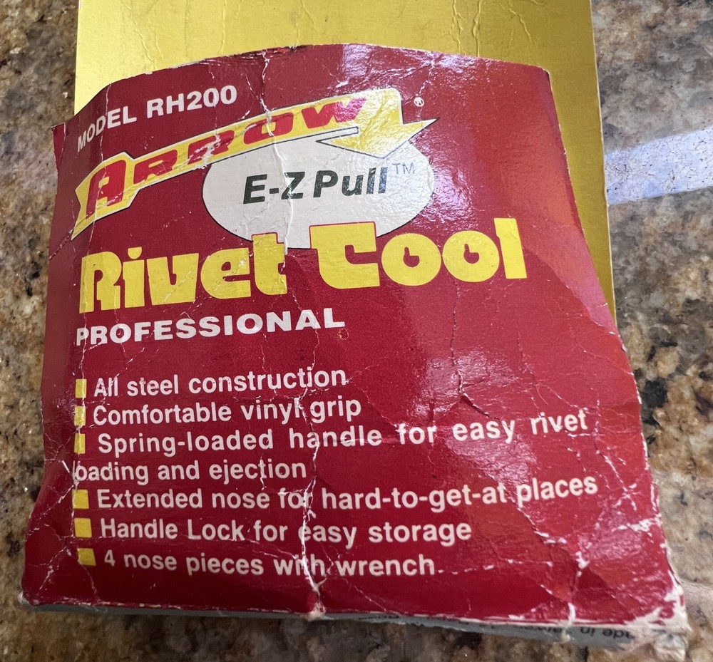 Arrow Model RH200 Pop Rivet Tool, very lightly used