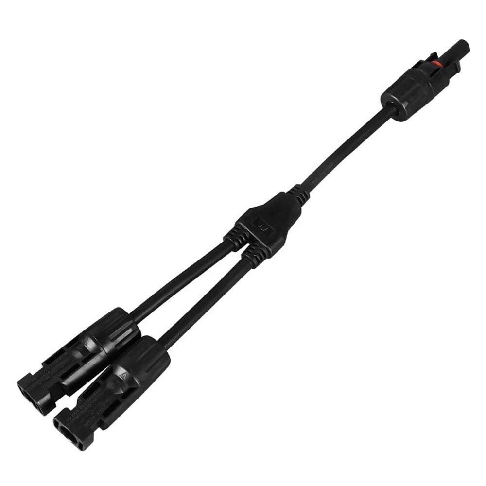 US 2-4 Pcs Solar Connectors Y Branch Parallel Adapter Cable Wire Waterproof Tool