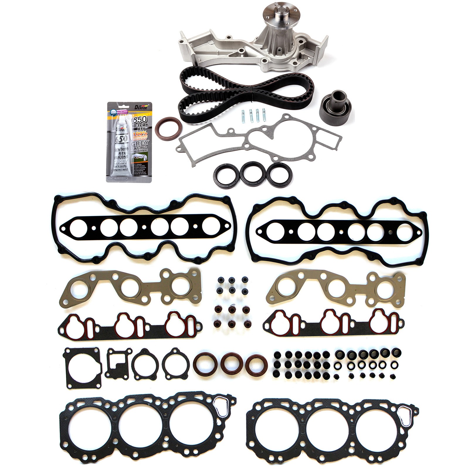 2000-2003 for Nissan for Xterra 3.3L Timing Belt Water Pump Head Gasket Set SOHC
