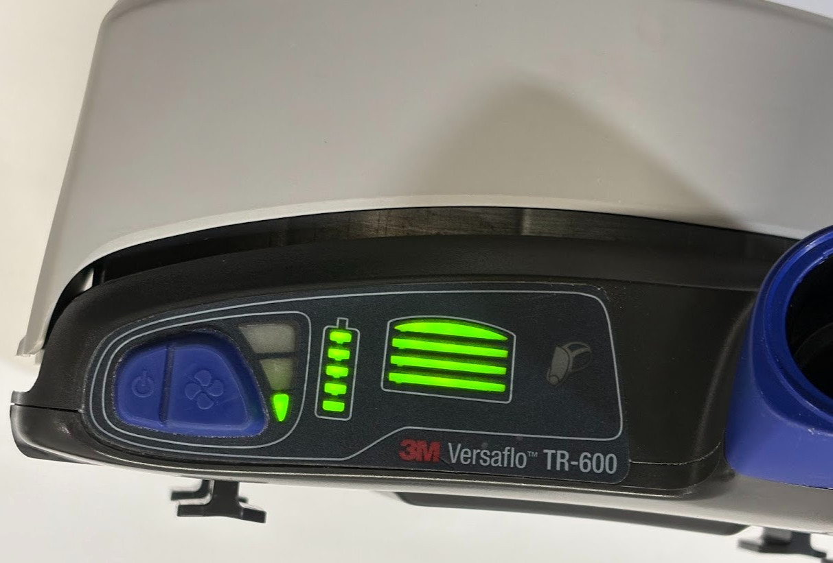 3M Versaflo TR-600 Air Purifying Respirator with Battery, Belt & Head suspension