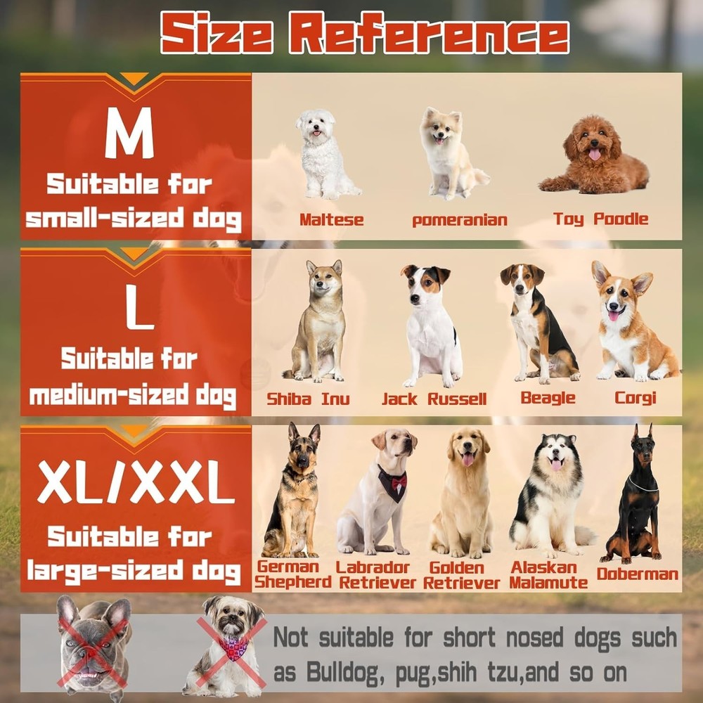 Dog Muzzle, Soft No Barking Bite Mesh Muzzles For Large Sized Dogs Anti Chewing,