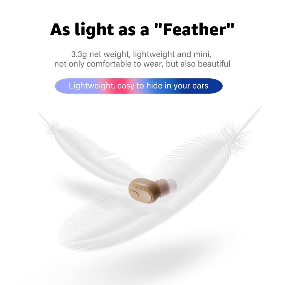 Single Bluetooth Wireless Earbud, Mini Invisible in-Ear Wireless Bluetooth He...