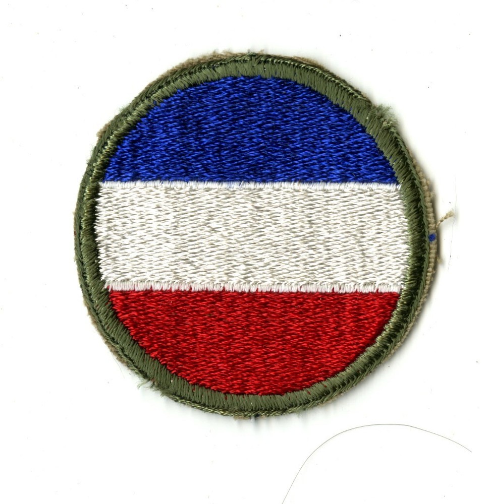 Army Ground Forces White Back Patch WWII Original