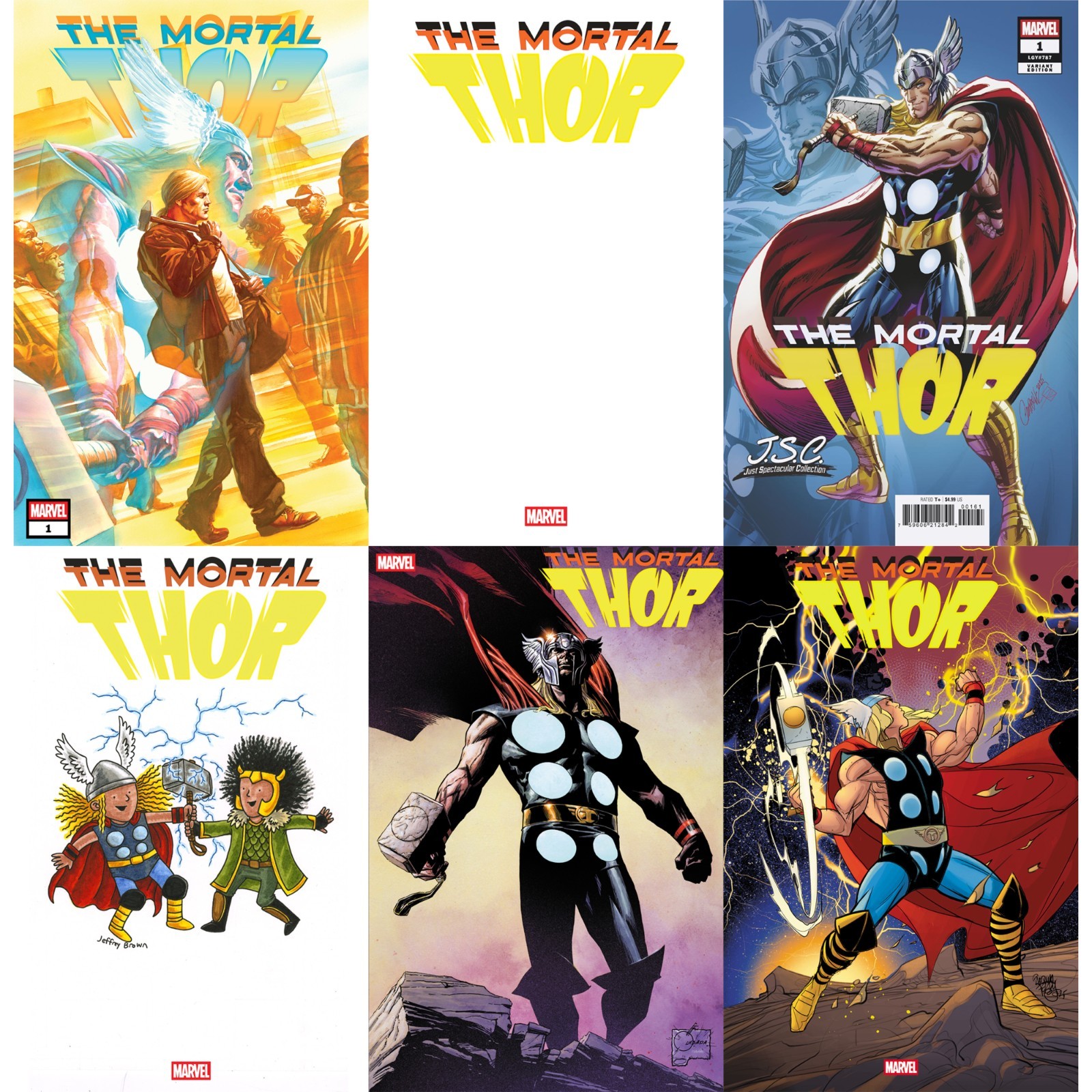 Mortal Thor (2025) #1 2 3 4 5 6 7 Marvel Comics Mortal Thor COVER SELECT