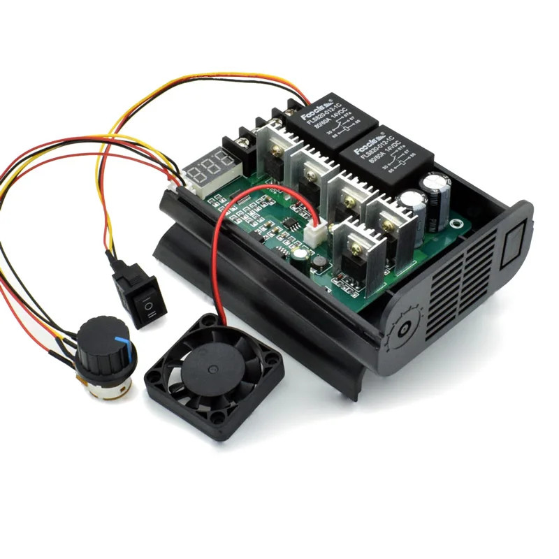 PWM DC Motor Speed Controller Max 60A CW CCW 0~100% Adjustable Drive Module