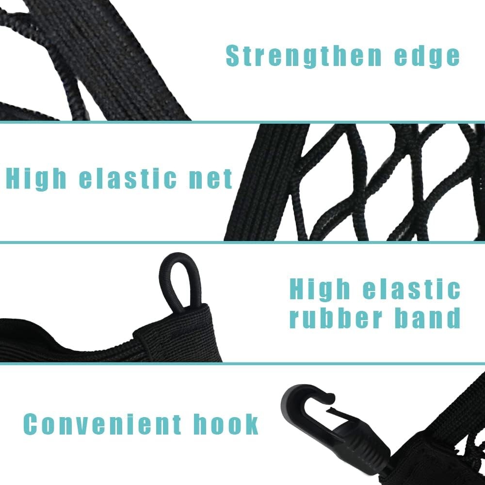 Envelope Style Front Trunk Frunk Cargo Net Extra Strong Elastic Mesh XPCS Compat