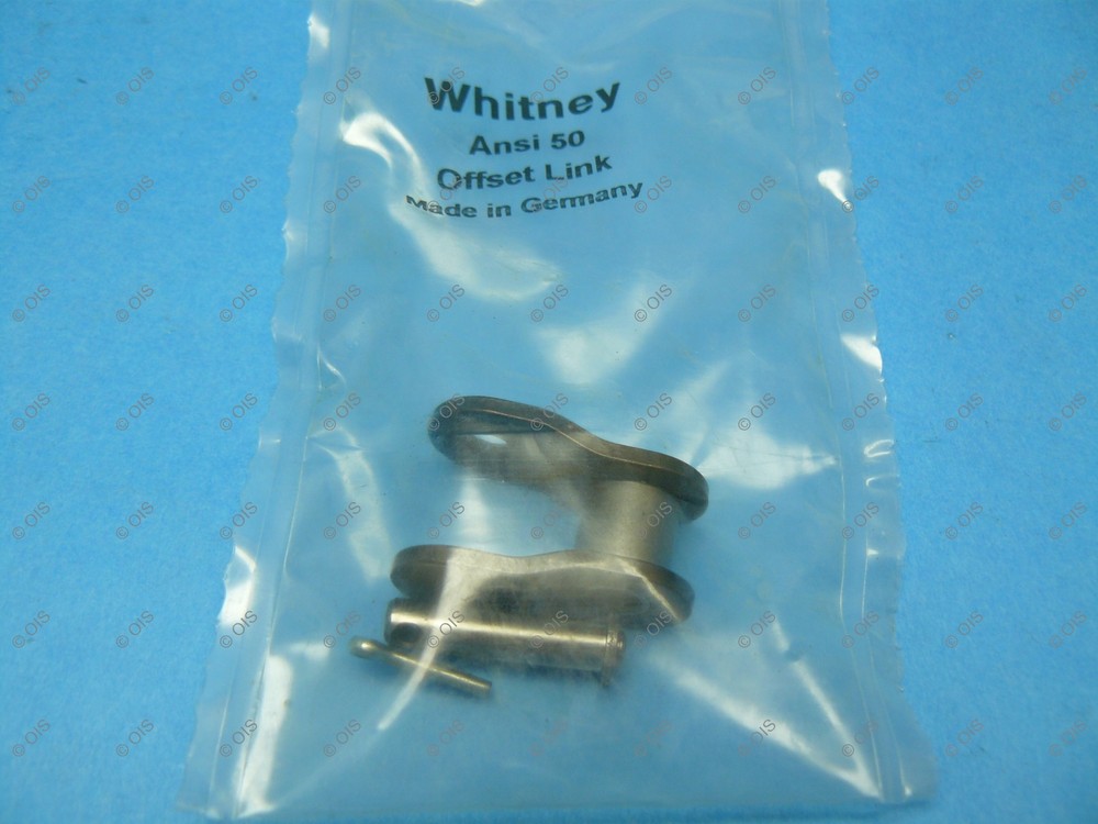 Whitney ANSI 50 O/L Master Offset Link Chain Cottered New