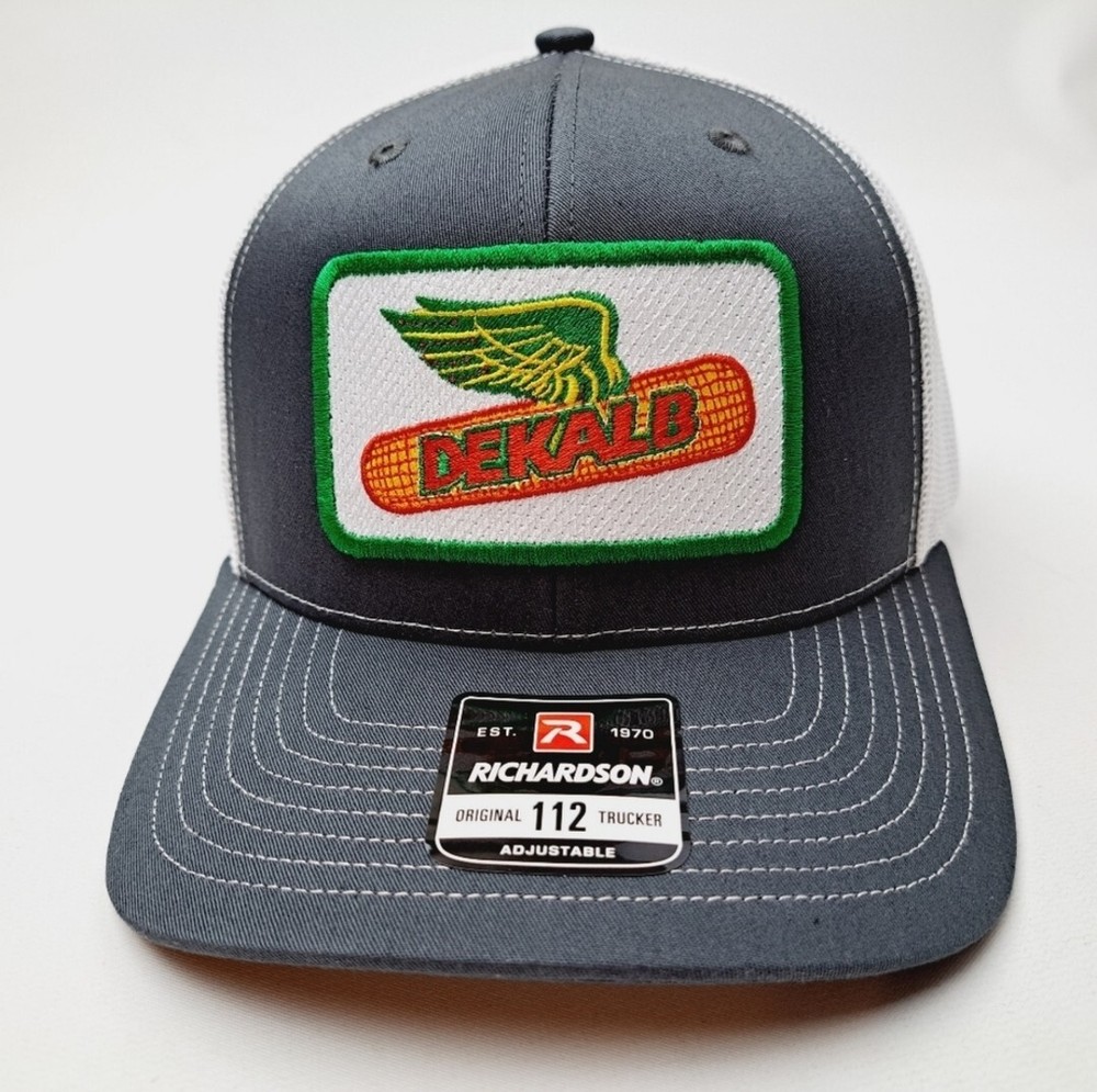 Dekalb Flying Corn Patch Richardson 112 Trucker Cap Hat Mesh Snapback Multicolor