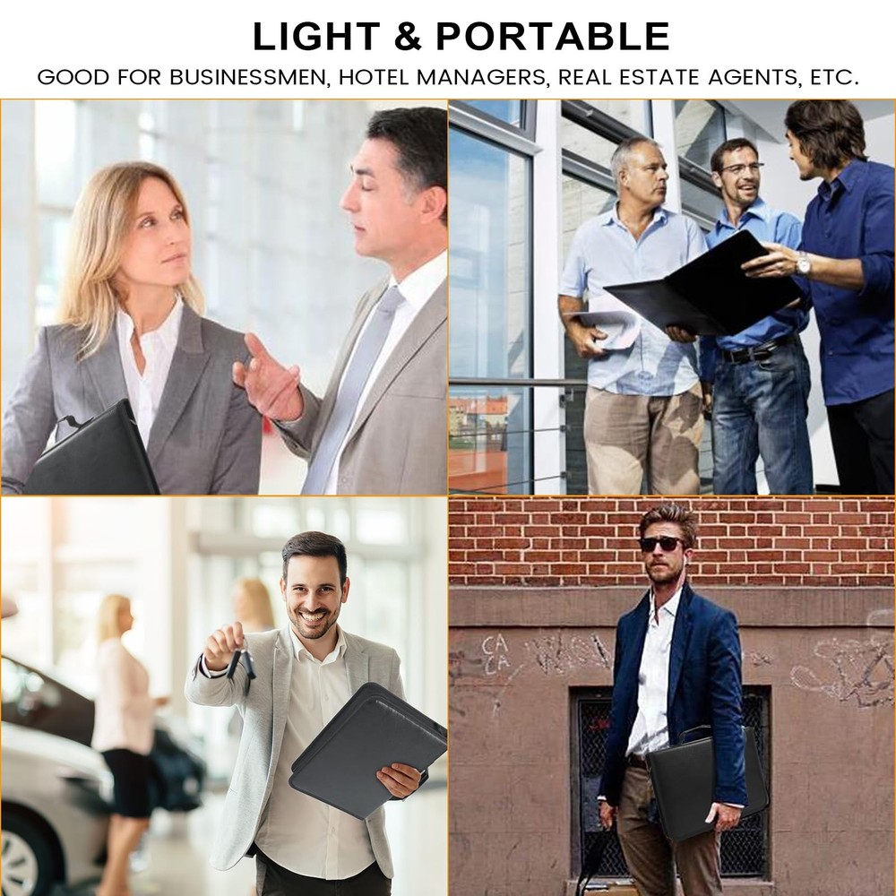 Zippered Key Case, Portable Key Organizer with Handle, Waterproof & Fireproof...