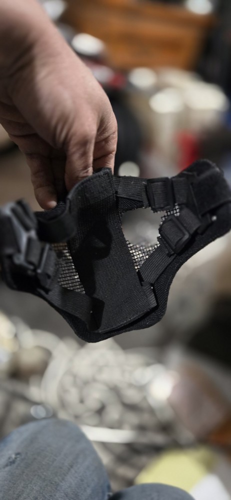 Airsoft Mesh Face Mask & Protective Goggles Set