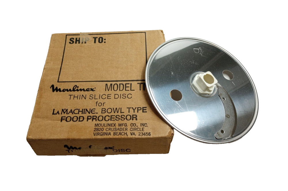 Moulinex La Machine Food Processor Replacement Thin Slice Disc Blade Model TN1