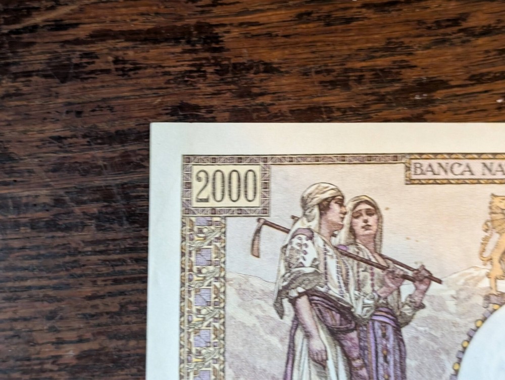 Romania 2000 lei 1941 64 PMG UNC banknote