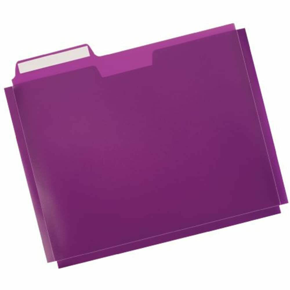Globe-Weis Poly File Folder Pockets, Letter Size, Assorted Colors, 5 Per Pack