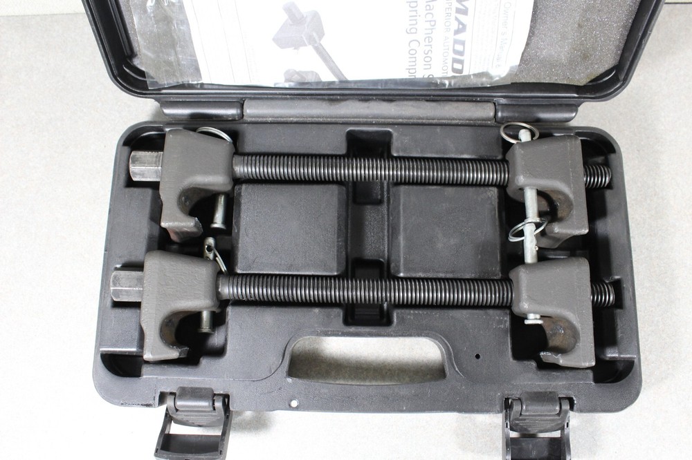 Maddox ME4-1 2PC MacPherson Strut Spring Compressor Set with Carrying Case
