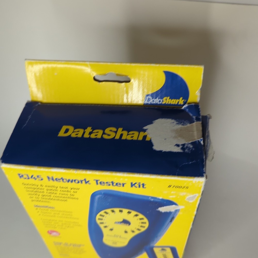Data Shark RJ45 Network Tester Kit #70025 Ethernet Cable Tester