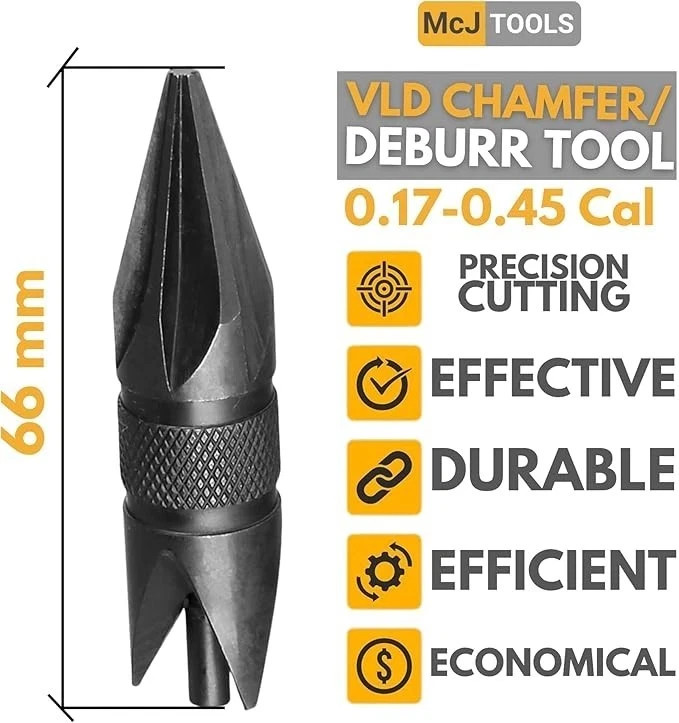 McJ Tools Reloading Chamfer Deburr Hand Tool VLD
