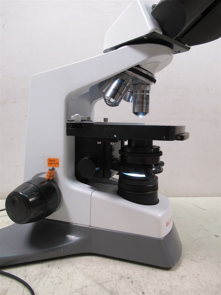 Micros Austria Binocular Microscope 4 Objectives & Eyepieces MCX100LED Daffodil