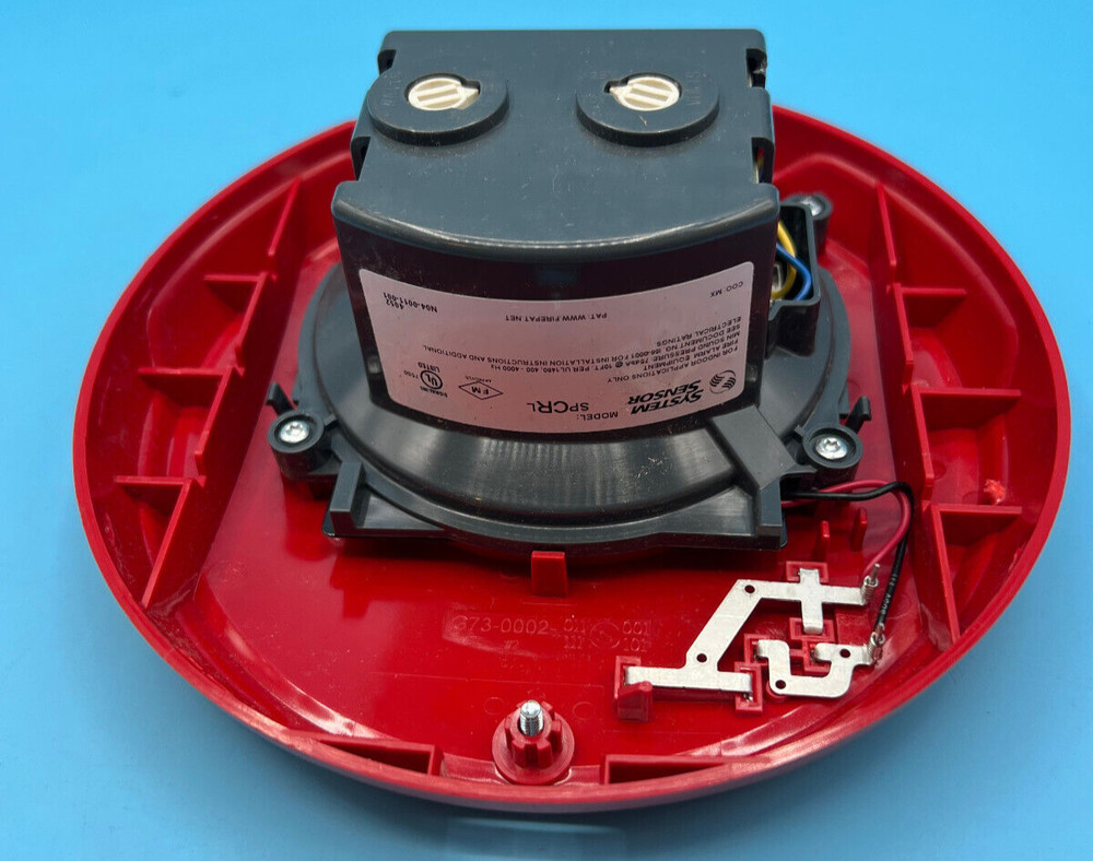 System Sensor SPCRL Red L-Series Ceiling-Mountable Speaker