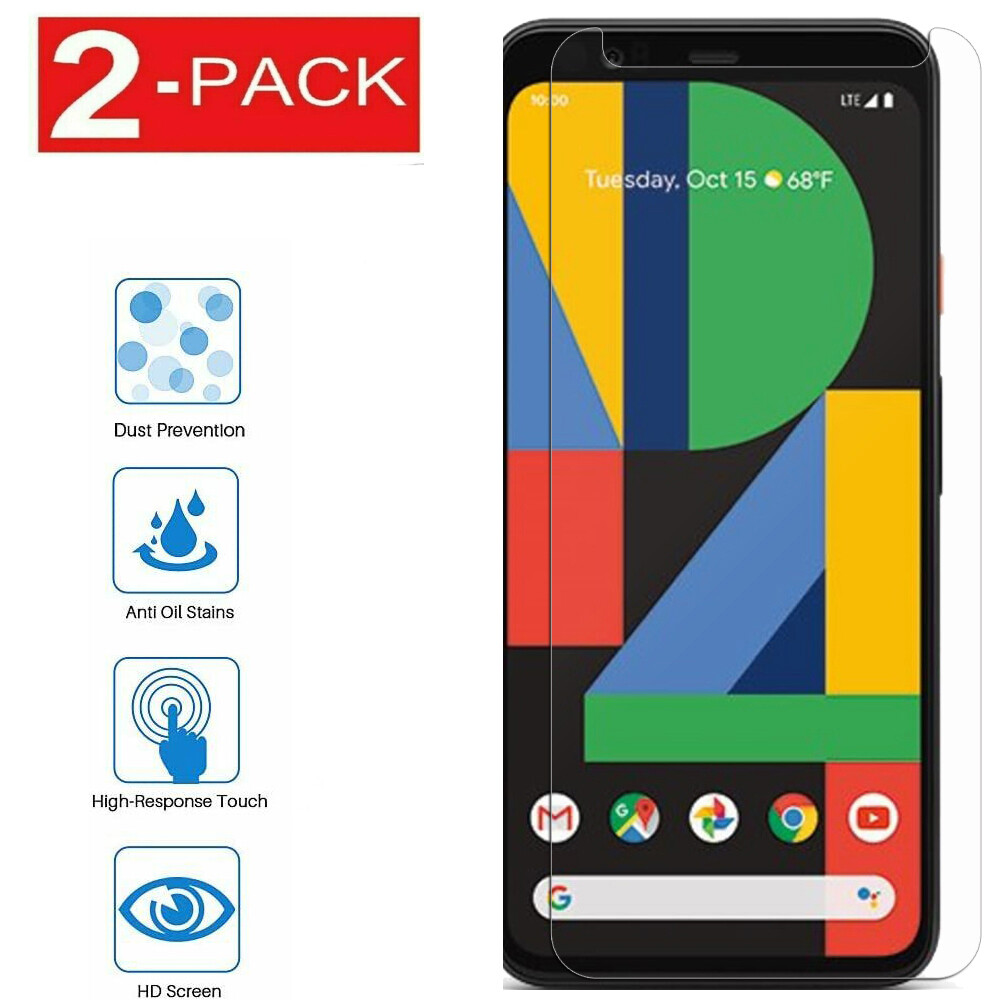 2-Pack Tempered Glass Screen Protector For Google Pixel 3XL 3A 4 / 4A 4G /4A 5G