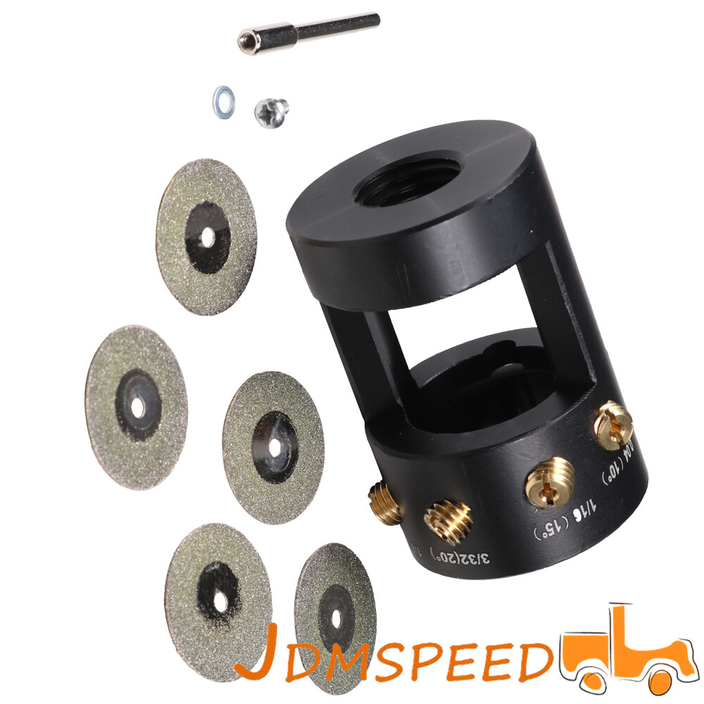 Tungsten Grinder Sharpener Multi-Angle Offsets Head Tool Set For TIG Welding