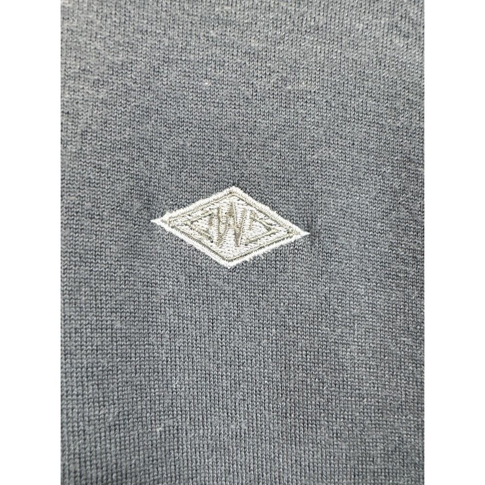 Peter Millar Warmth Quarter Zip Pullover Gray Golf Sweater Mens Size Medium