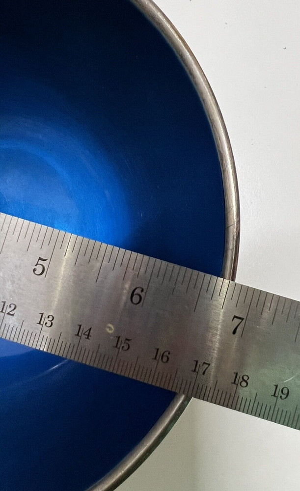 Towle EP 5003 Blue Pedestal 7" Bowl