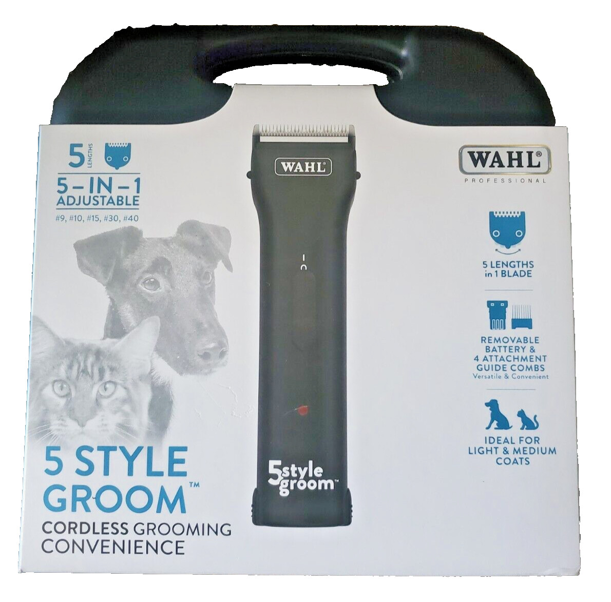 WAHL 5 STYLE GROOM CORDLESS DOG CLIPPER