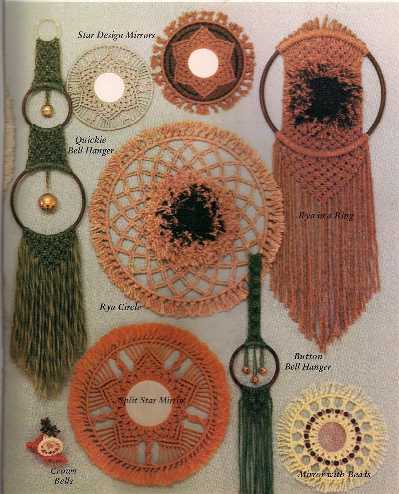 Craft Book: #PD1121 Macrame Things in Rings - Over 25 Patterns