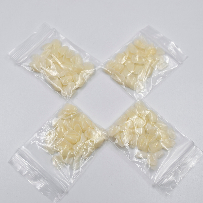 10 Pack Dental High Quality Temporary Crown Patch Veneers Porcelain Patch Upper