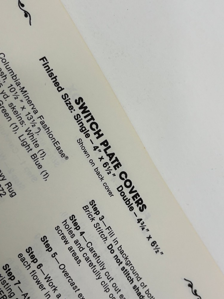 Columbia-Minerva Plastic Canvas Chart Kitchen Accessory Ideas